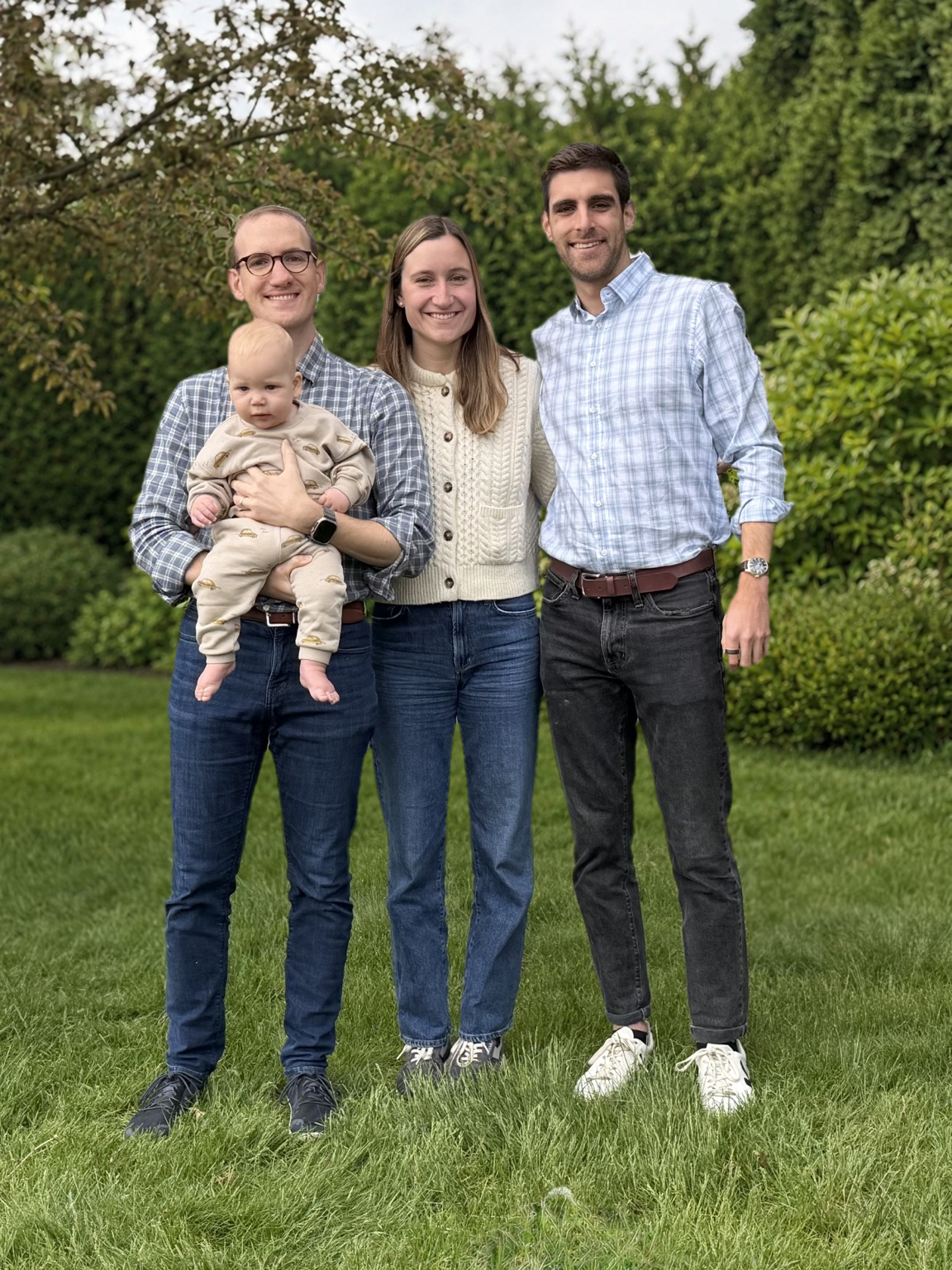 Grant McClure, Grace McClure, Grant Urken and Henry McClure